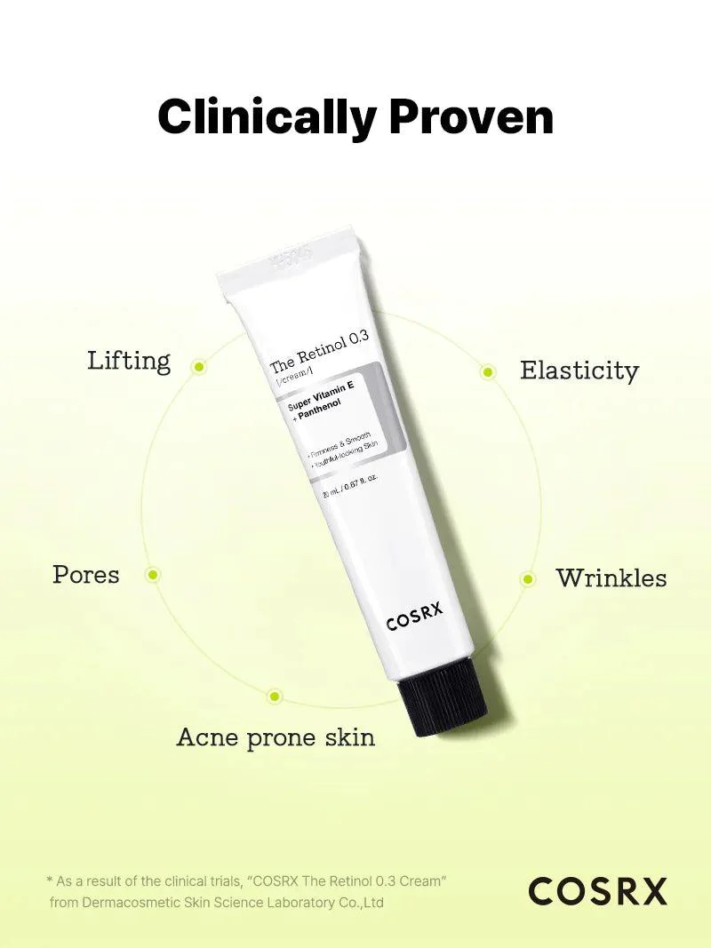 COSRX The Retinol 0.3 Cream, 20mL