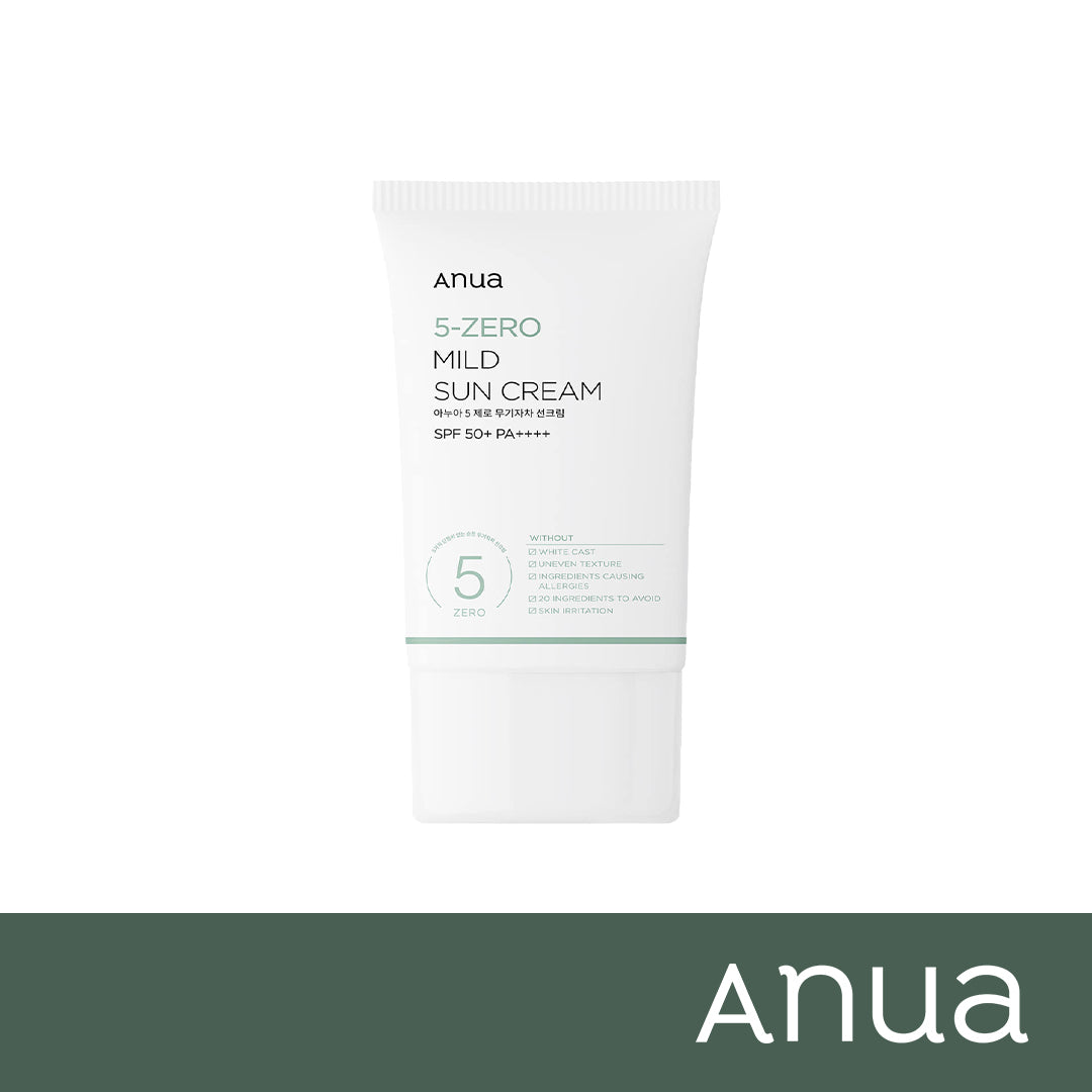 ANUA 5-Zero Mild Sun Cream 50ml