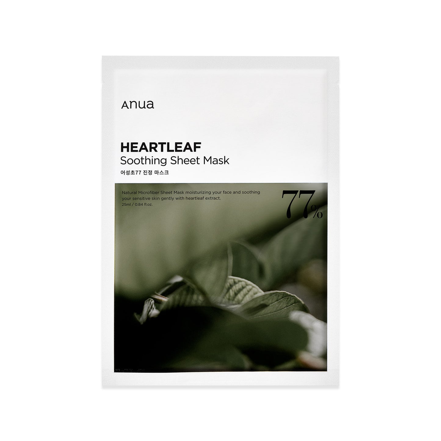 ANUA Heartleaf 77% Soothing Sheet Mask 1pc