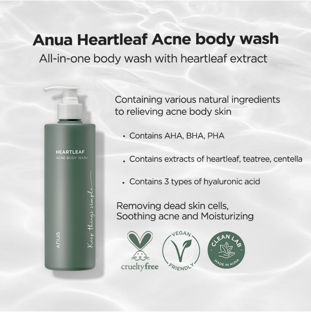 ANUA Heartleaf Body Wash 500ml