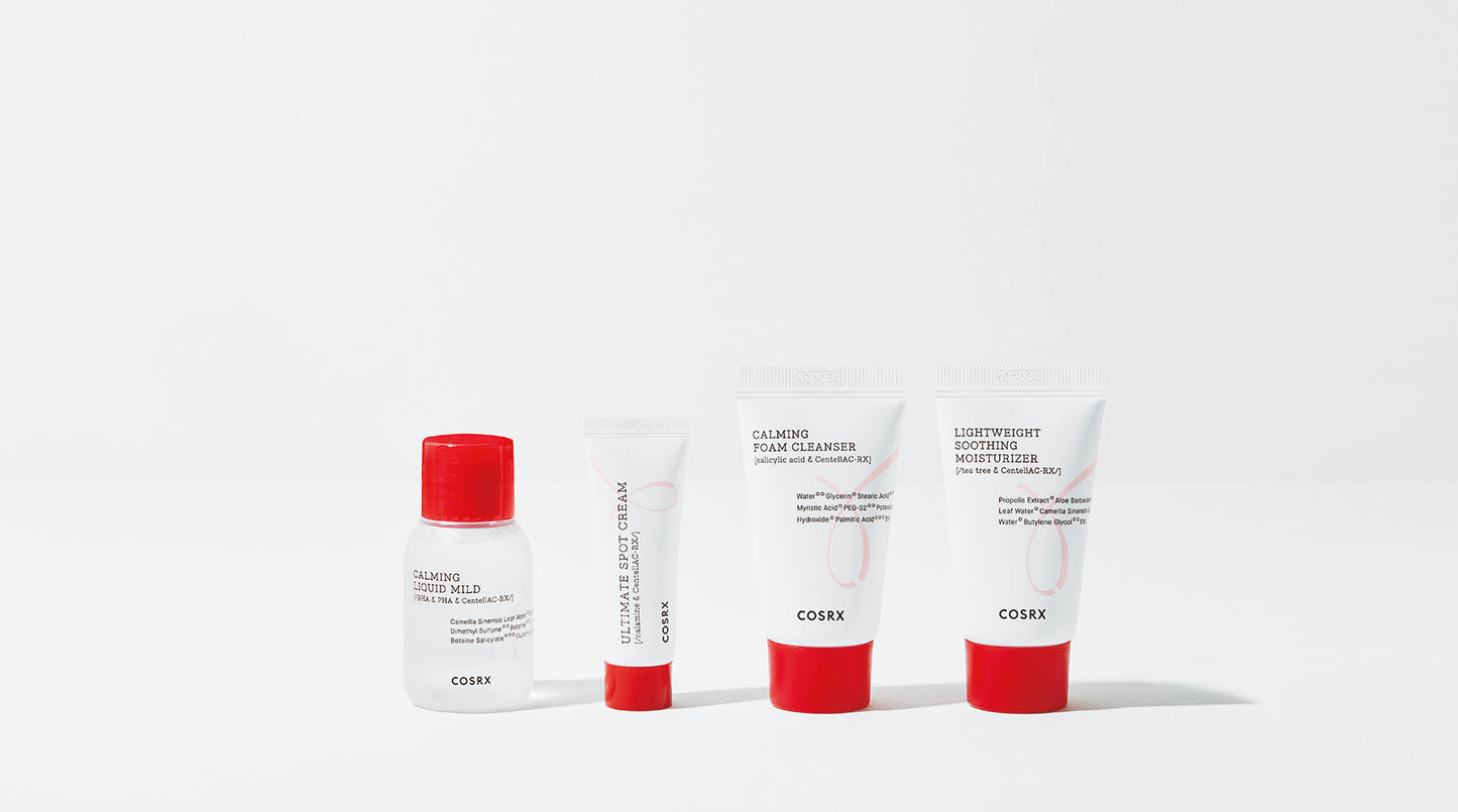 COSRX Acne Hero Kit Mild 4pc Set