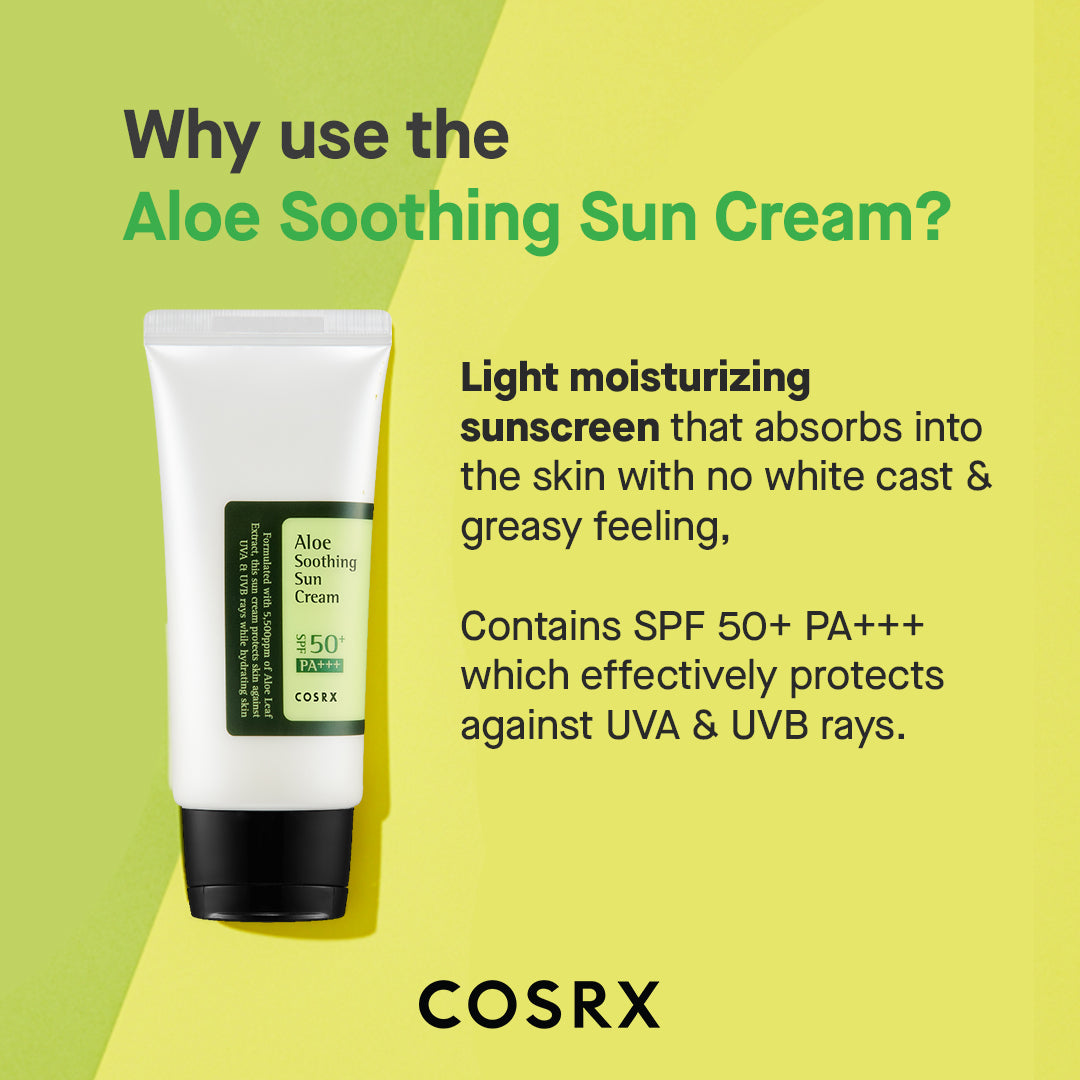 COSRX Aloe Soothing Sun Cream SPF50 PA+++