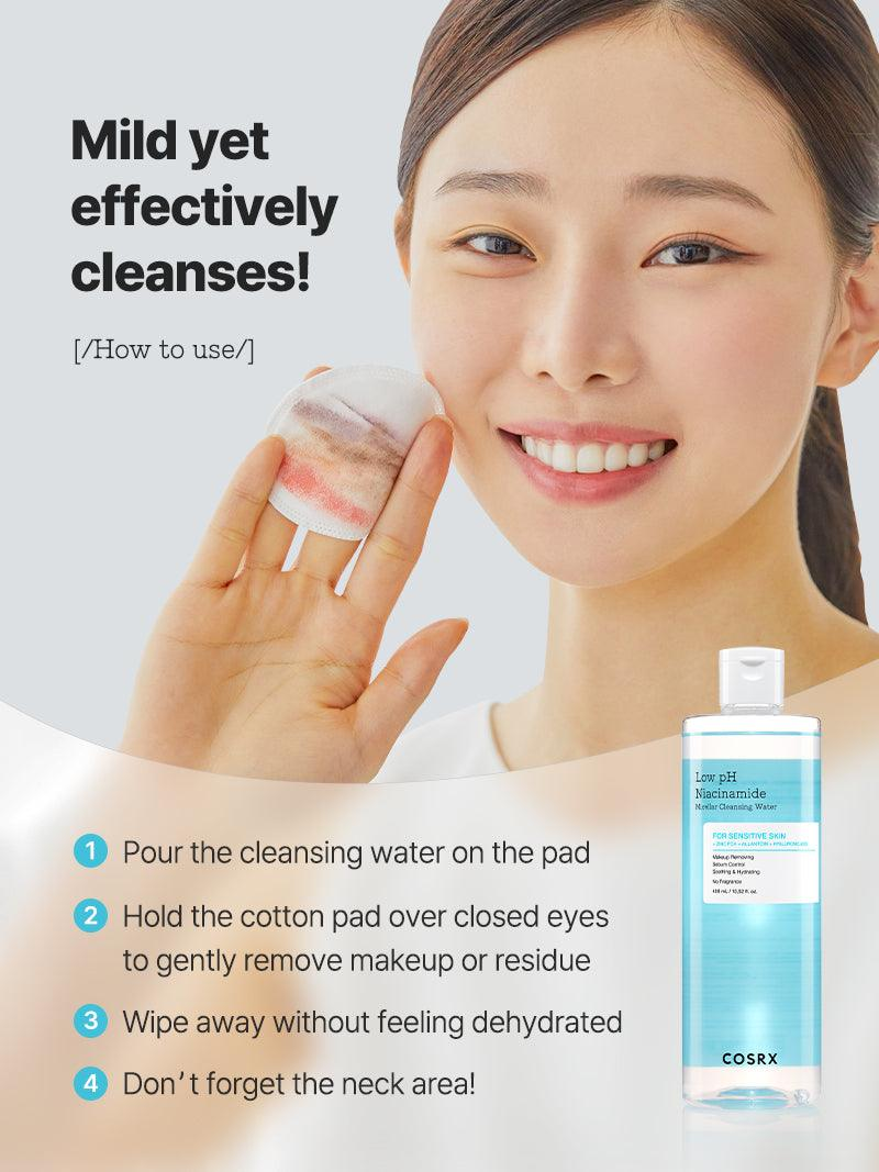 COSRX Low pH Niacinamide Micellar Cleansing Water 400ml